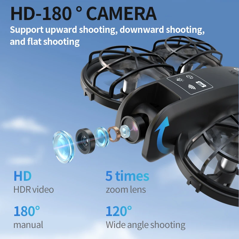 K100 Max Mini RC Drone 4K Prof - огляд і ціна Drone Kit Tricopter