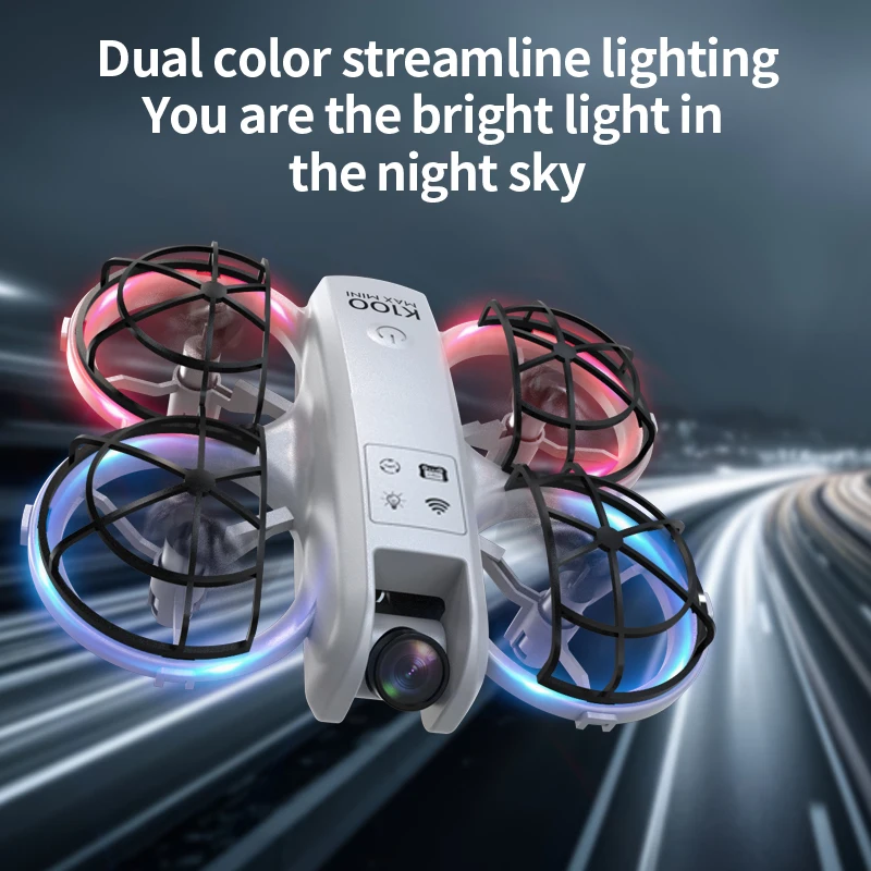 K100 Max Mini RC Drone 4K Prof - огляд і ціна Drone Kit Tricopter