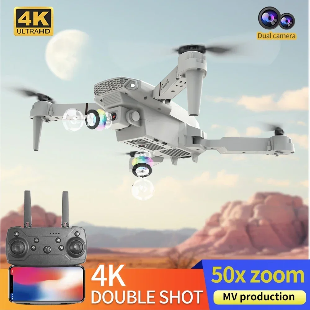 Foldable E88 Mini Drone with 4 - огляд і ціна Drone Kit Tricopter